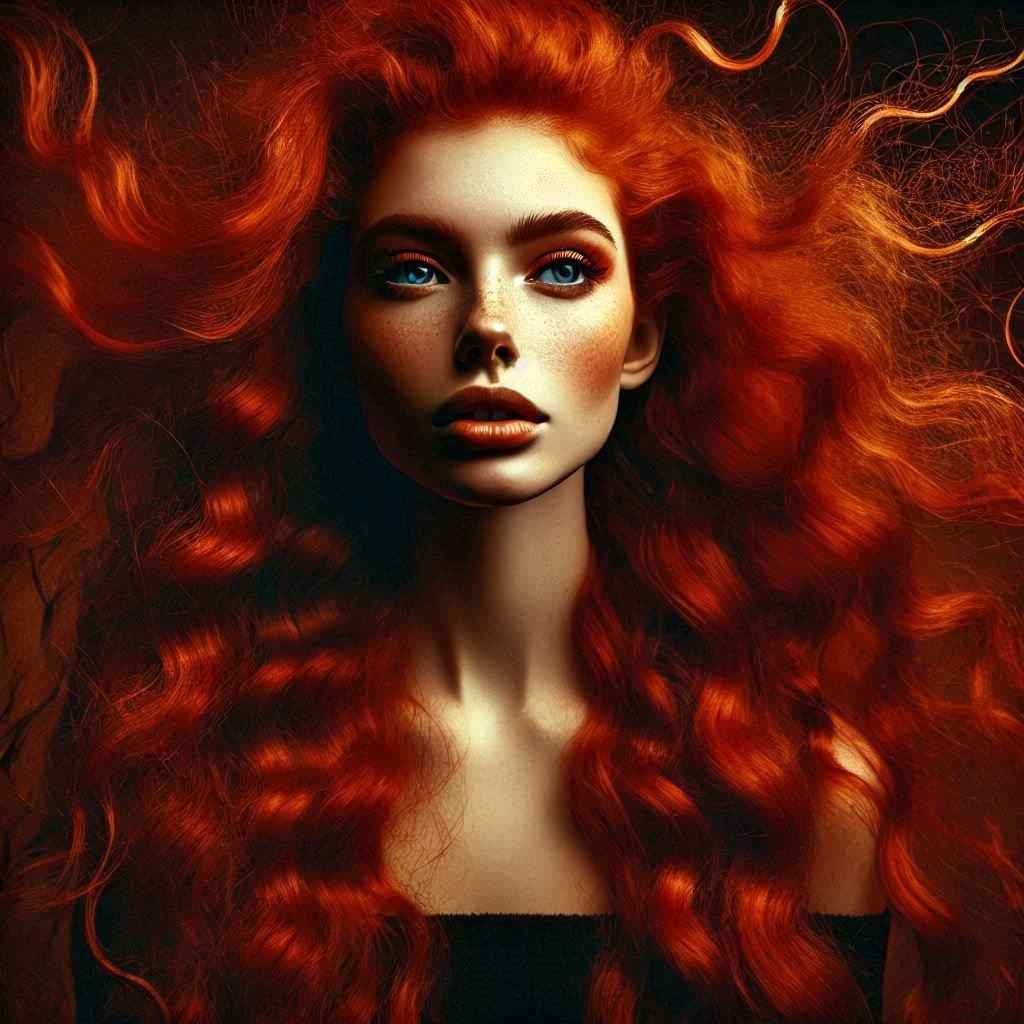 Fiery red-haired