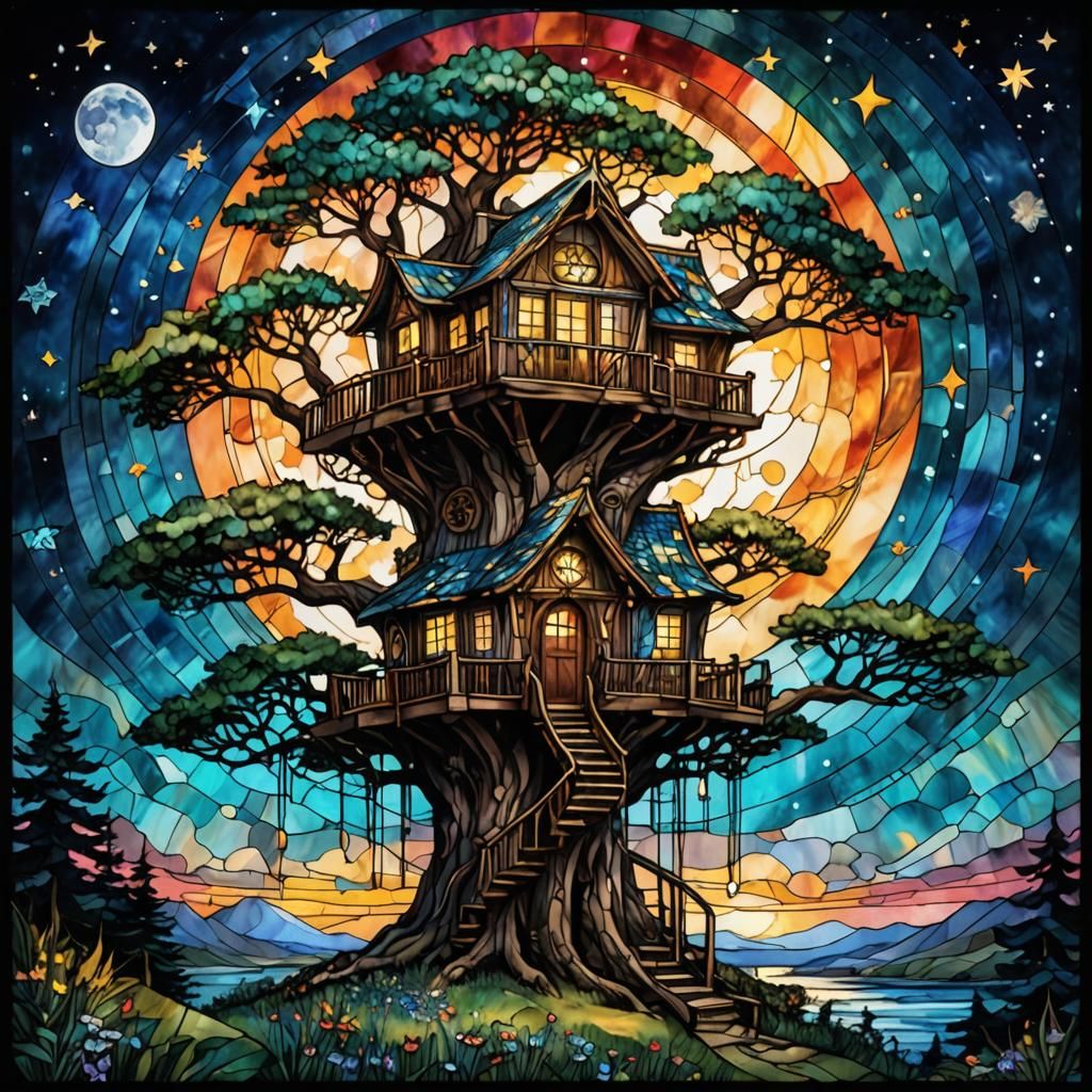 Tree House In The Prairies   by @Dias_Azad