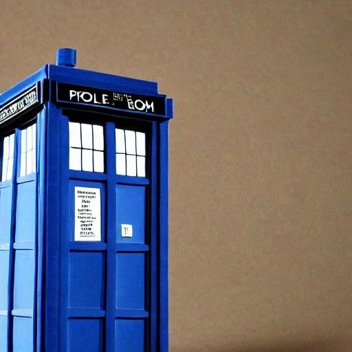 The TARDIS waiting for her Doctor