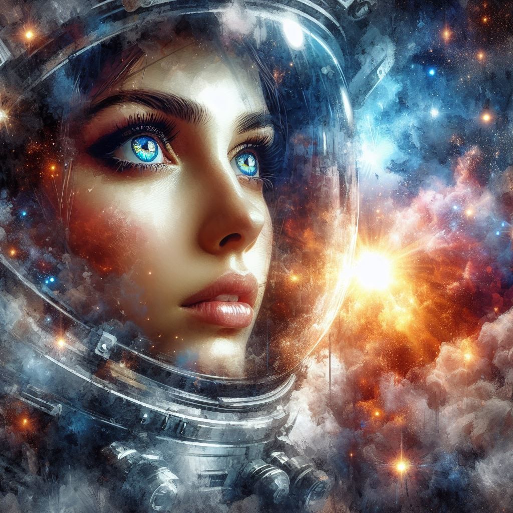 Space woman