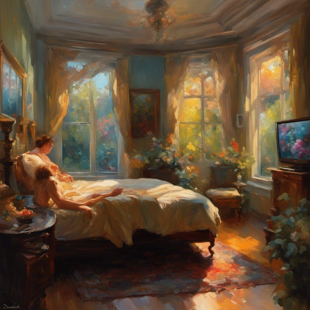 Bedroom with a view