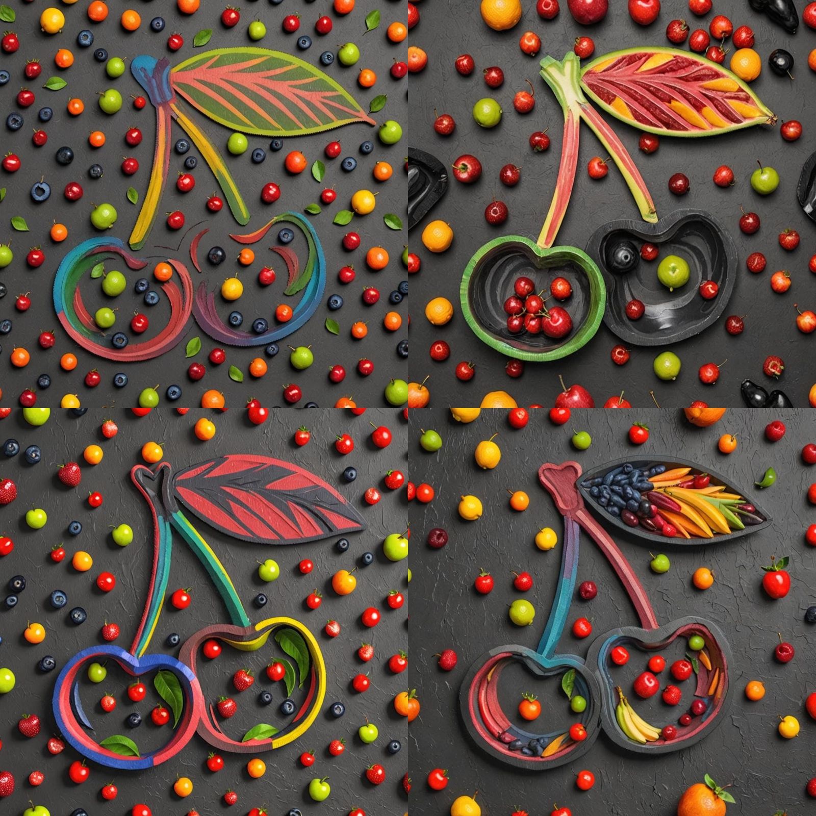 Frutas em cereja