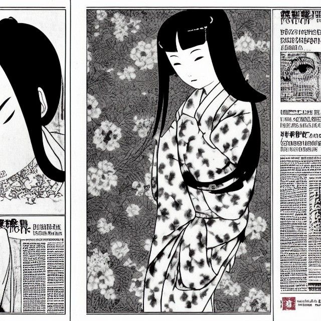 Disturbing Newspaper Article: Princess Zashiki-onna Manga