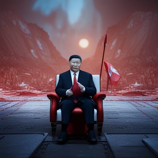 Xi Jinping crying for being overthrown - AI Generated Artwork ...