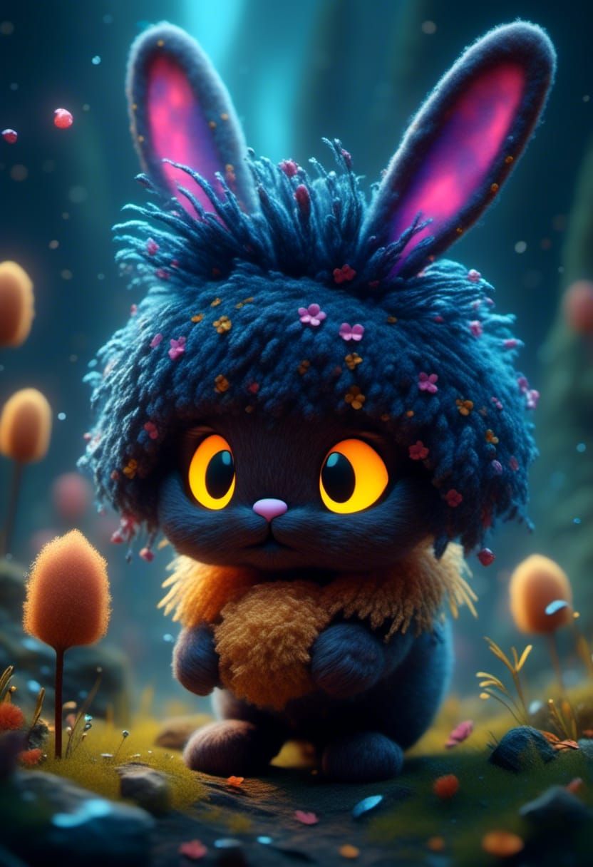 Funny bunny 🤭 - AI Generated Artwork - NightCafe Creator