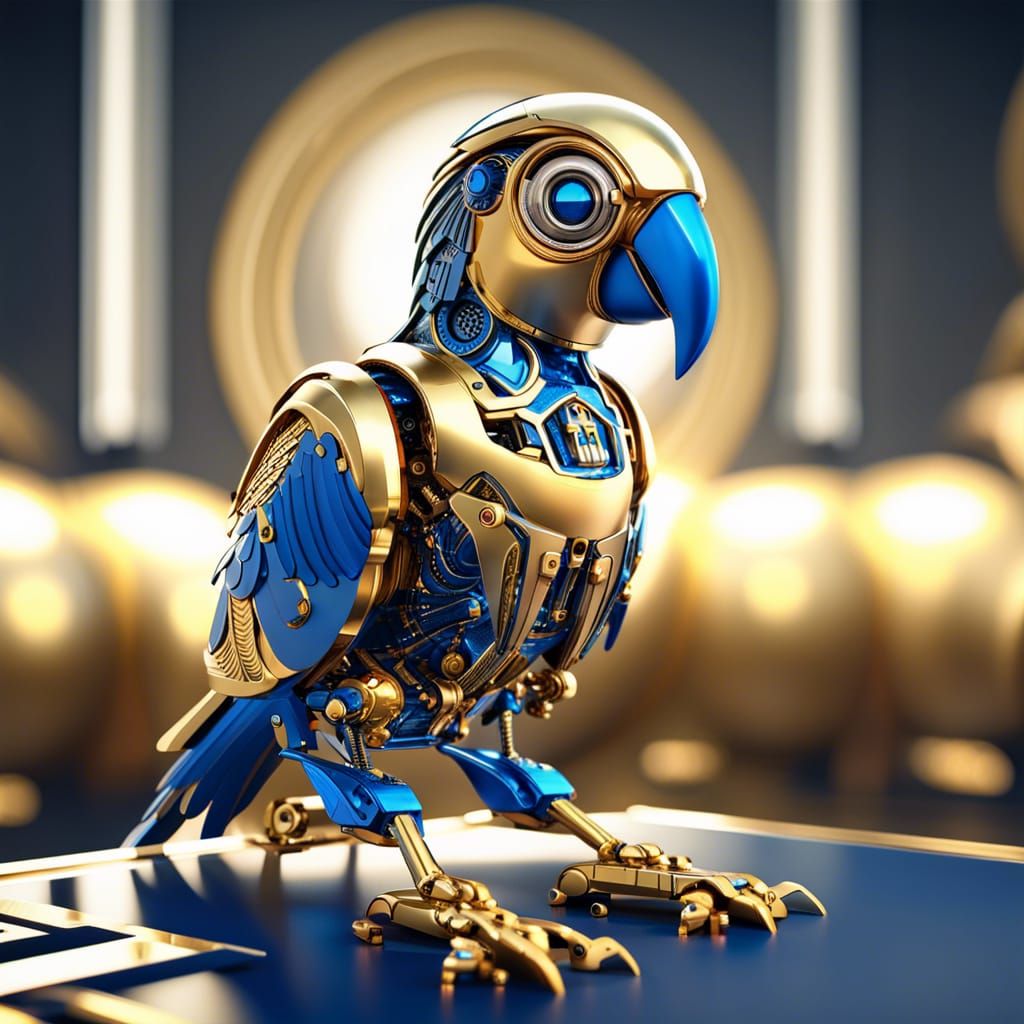robot parrot  by @Oldboy