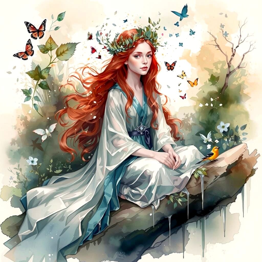 The summer forest princess  by @forge4ward