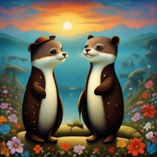 Otter friends