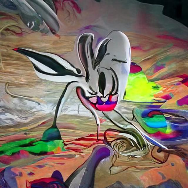 Bugs Bunny got into the acid again