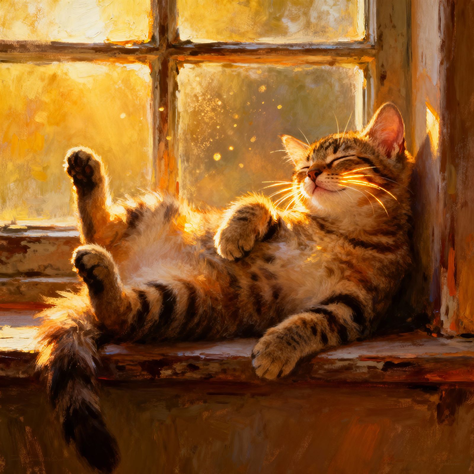 Not lazy, just enjoying the sun  by @Croc lover