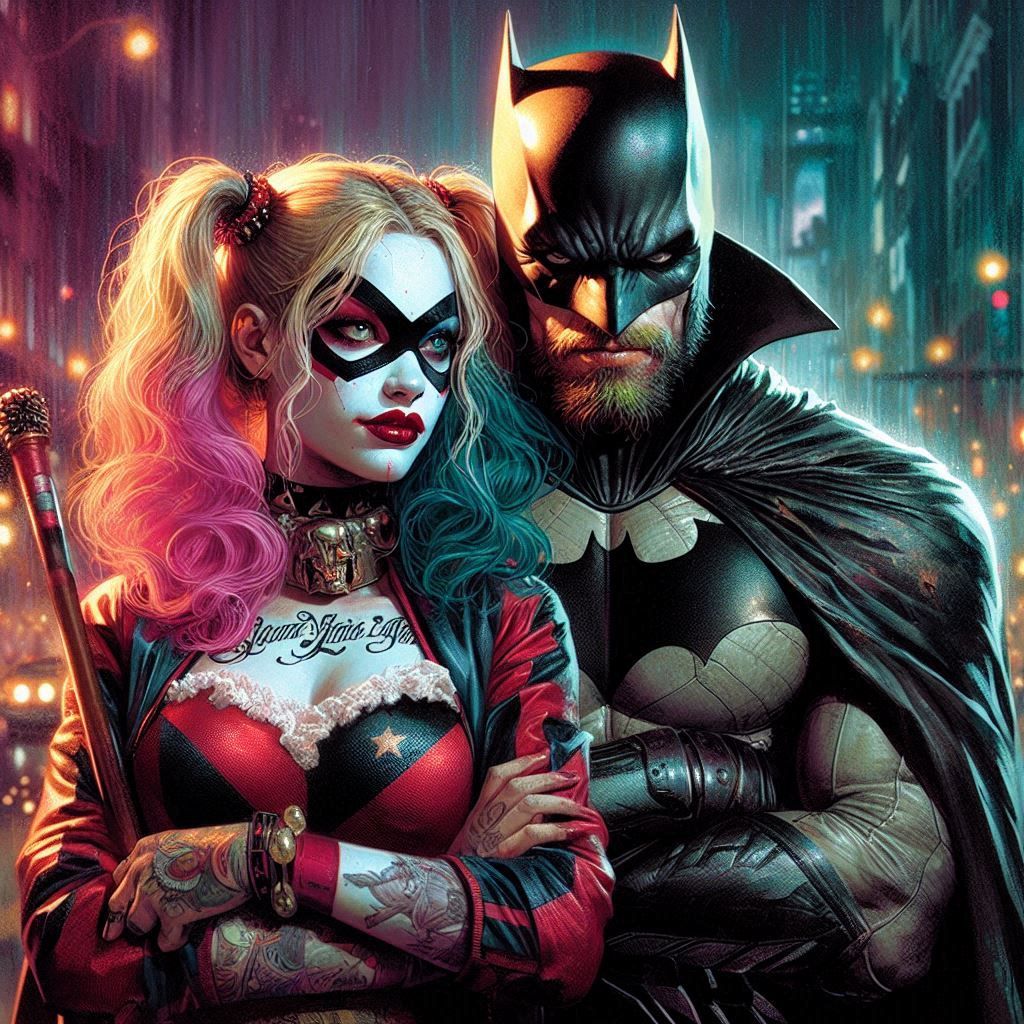Batman and Harley