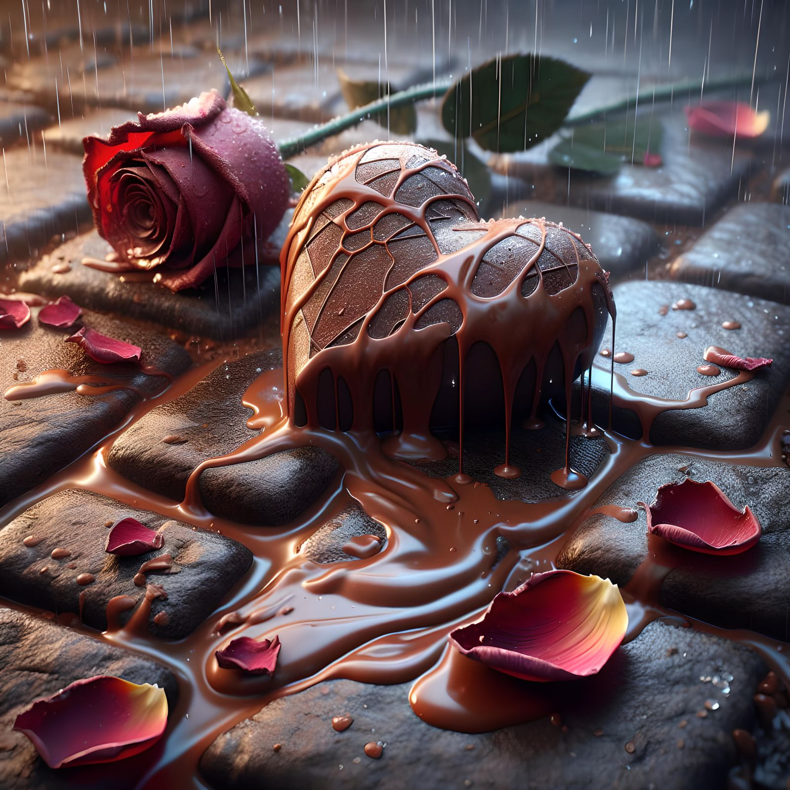 Broken heart..  by @Nilaya