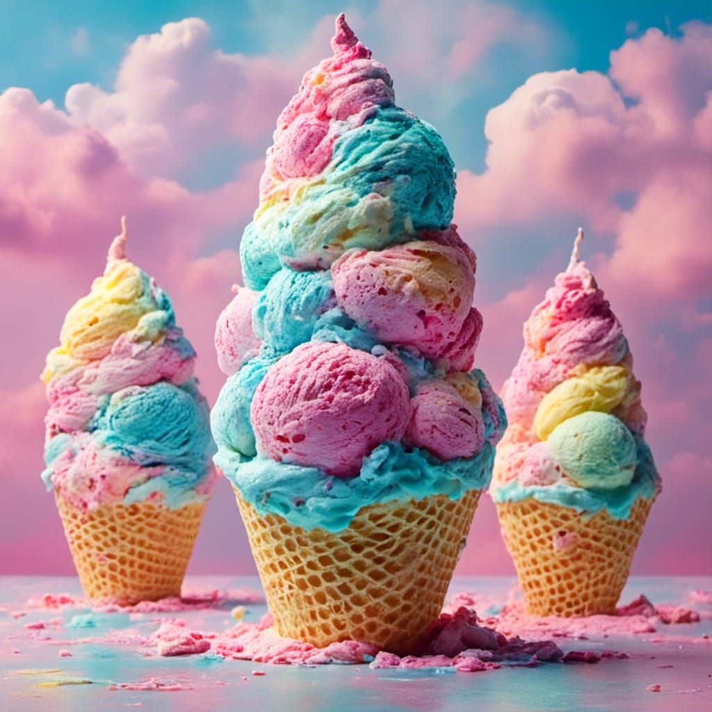 <lora:Ice Cream:1.0> the best ice cream cone you’ll ever see