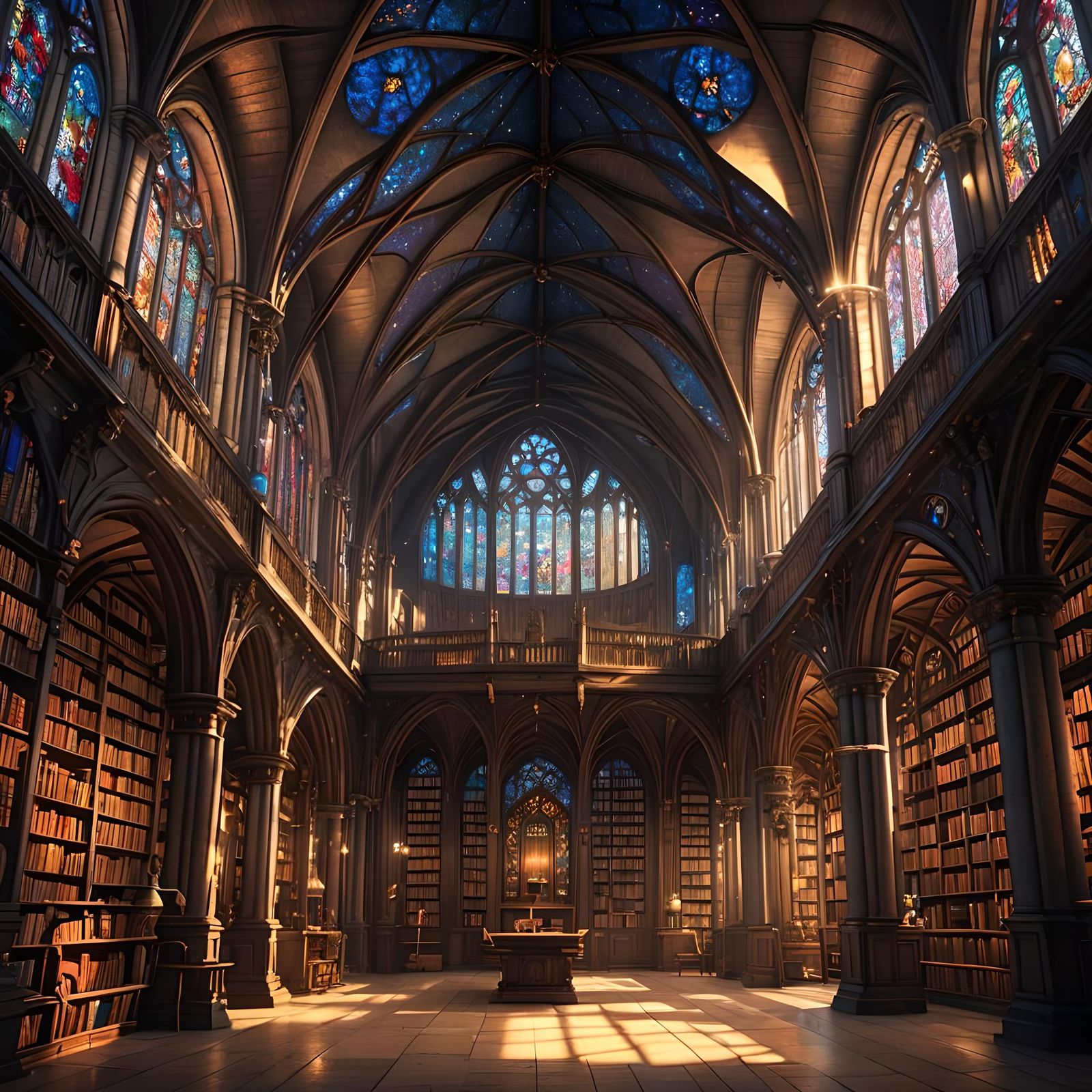Ancient Library  by @St_Moses