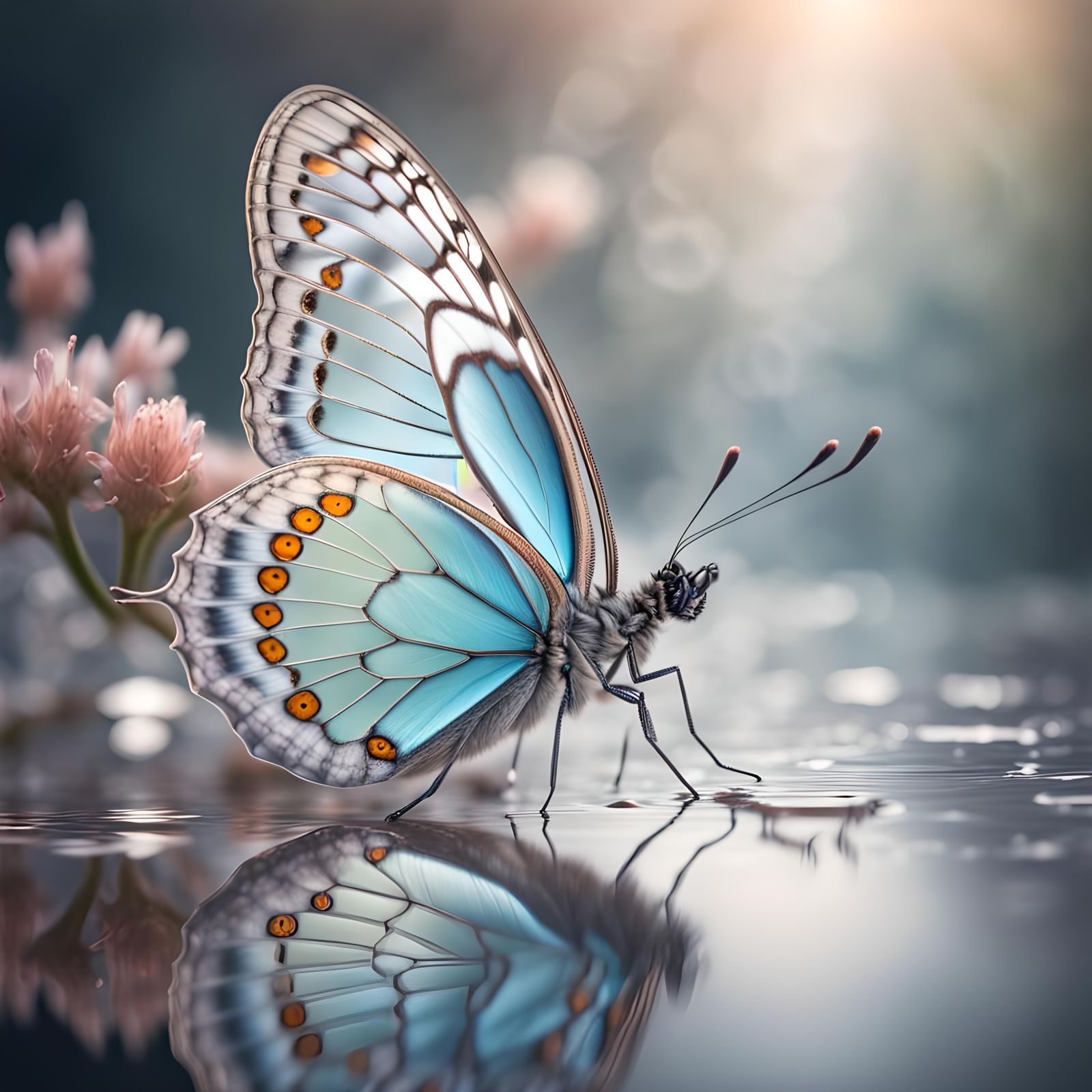 Crystal Butterfly!  by @The Wandering Nightingale