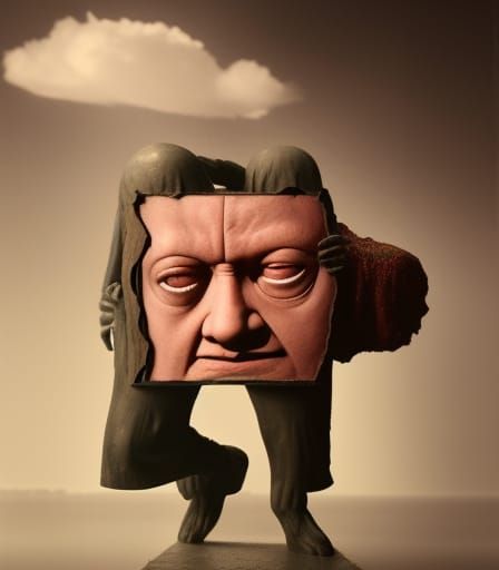 Surreal Insectoid Manifestation in Dreamlike Photograph