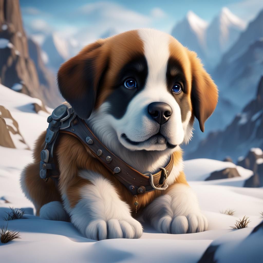 Björn the little St. Bernard