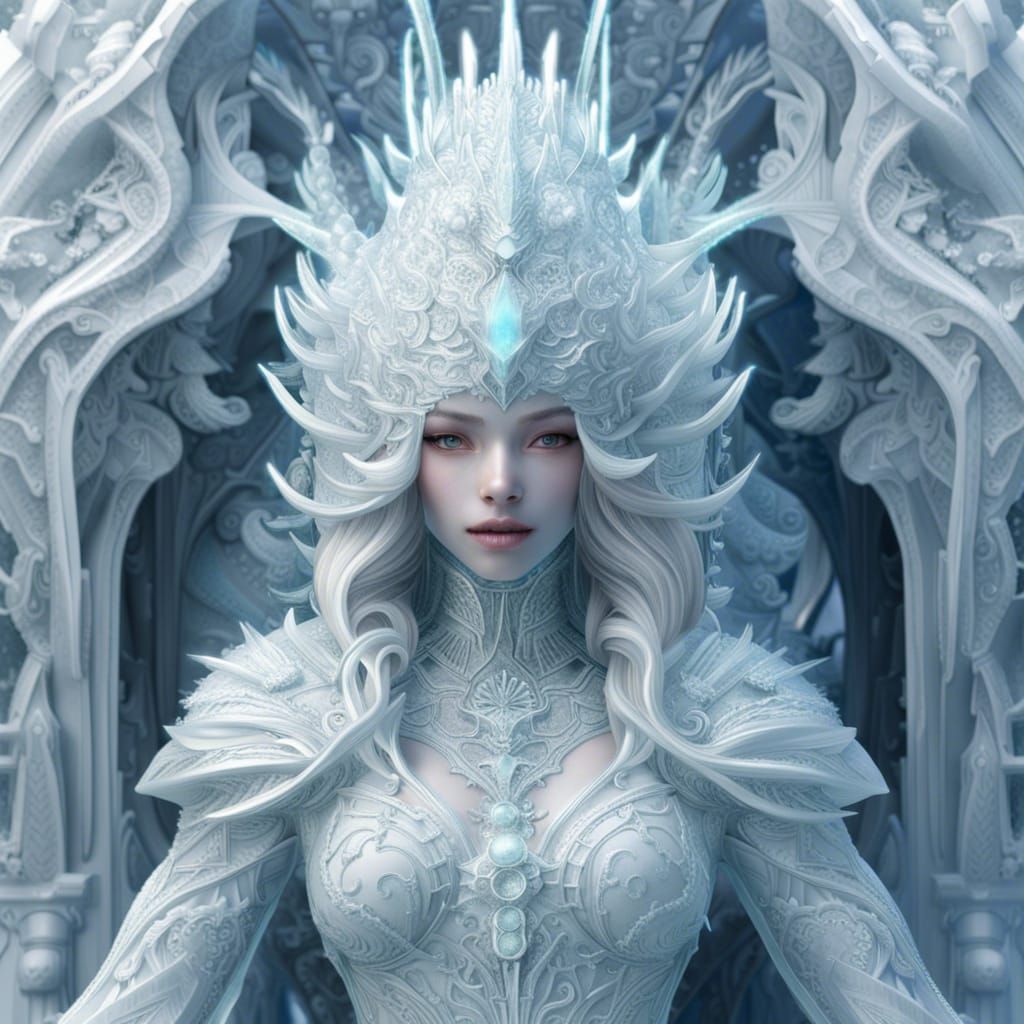 Ice Queen - AI Generated Artwork - NightCafe Creator