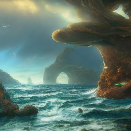 The wonders and beauty of the ocean - AI Generated Artwork