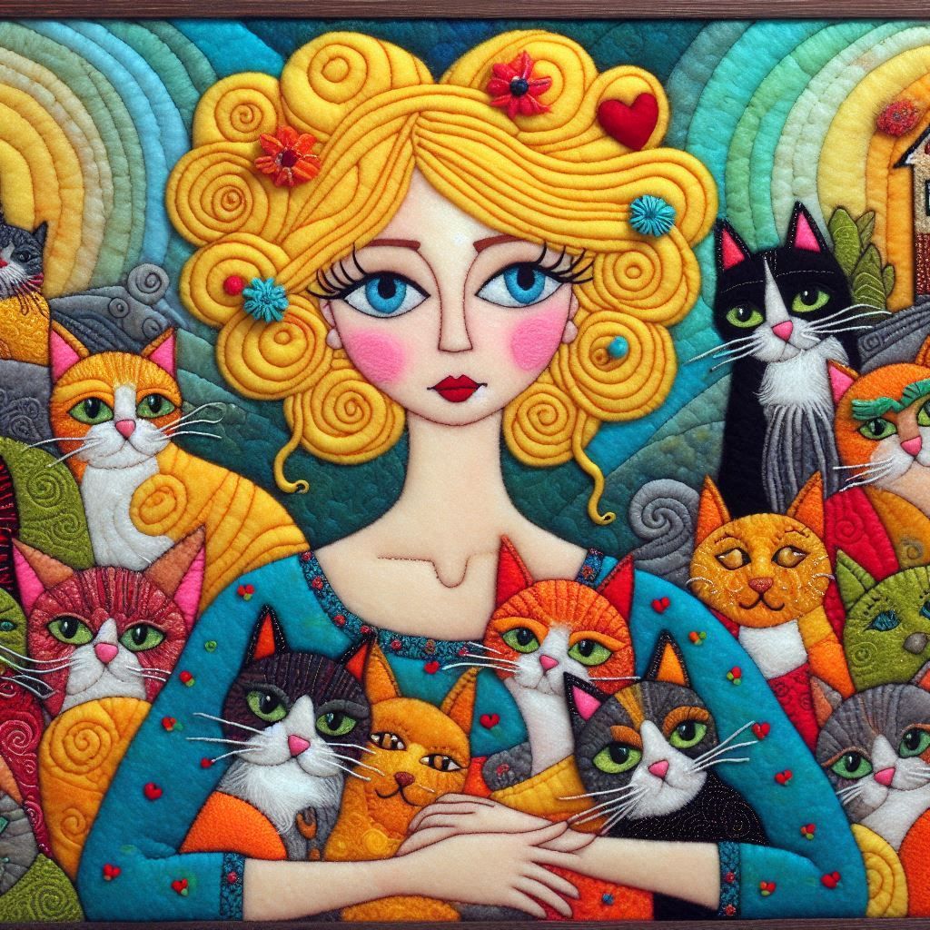 Bella, the Cat Lady  by @MissVormt