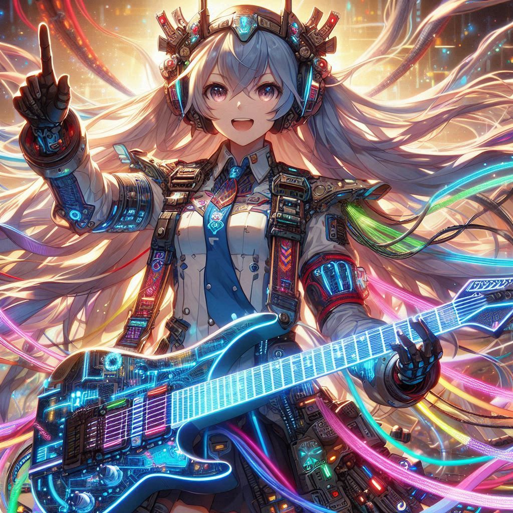 anime Beatmania IIDX artwork illustration Himmel woman, pilo...