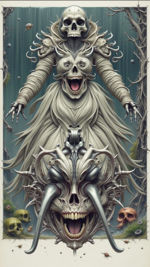 The Demon King is Coming, Screaming Curses, bringing Plagues and Pestilence. Thunder Claps and Lightning Strikes bringin...