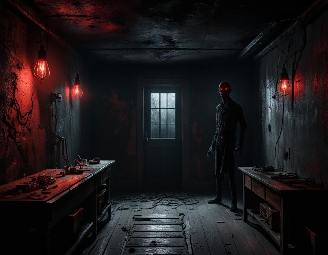 The Being in the Basement  by @MrLove