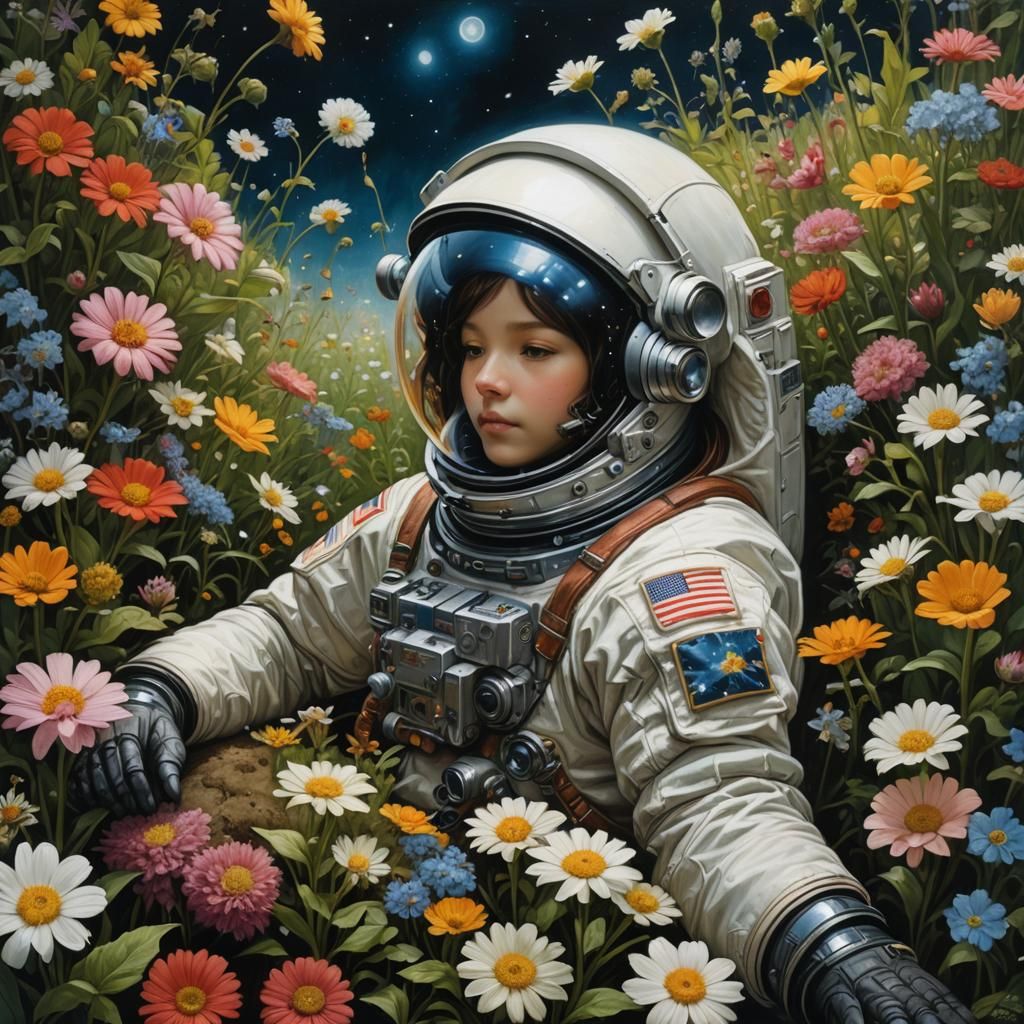 Tranquility Among the Blooms