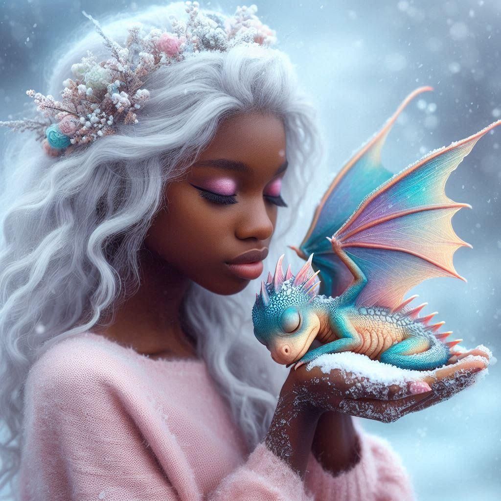 Newborn Winter Dragon