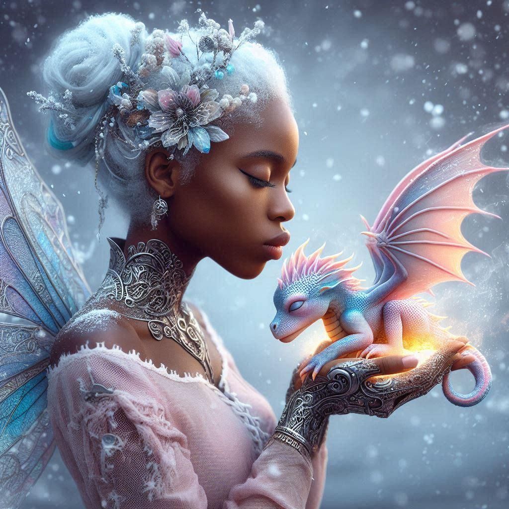 Newborn Winter Dragon