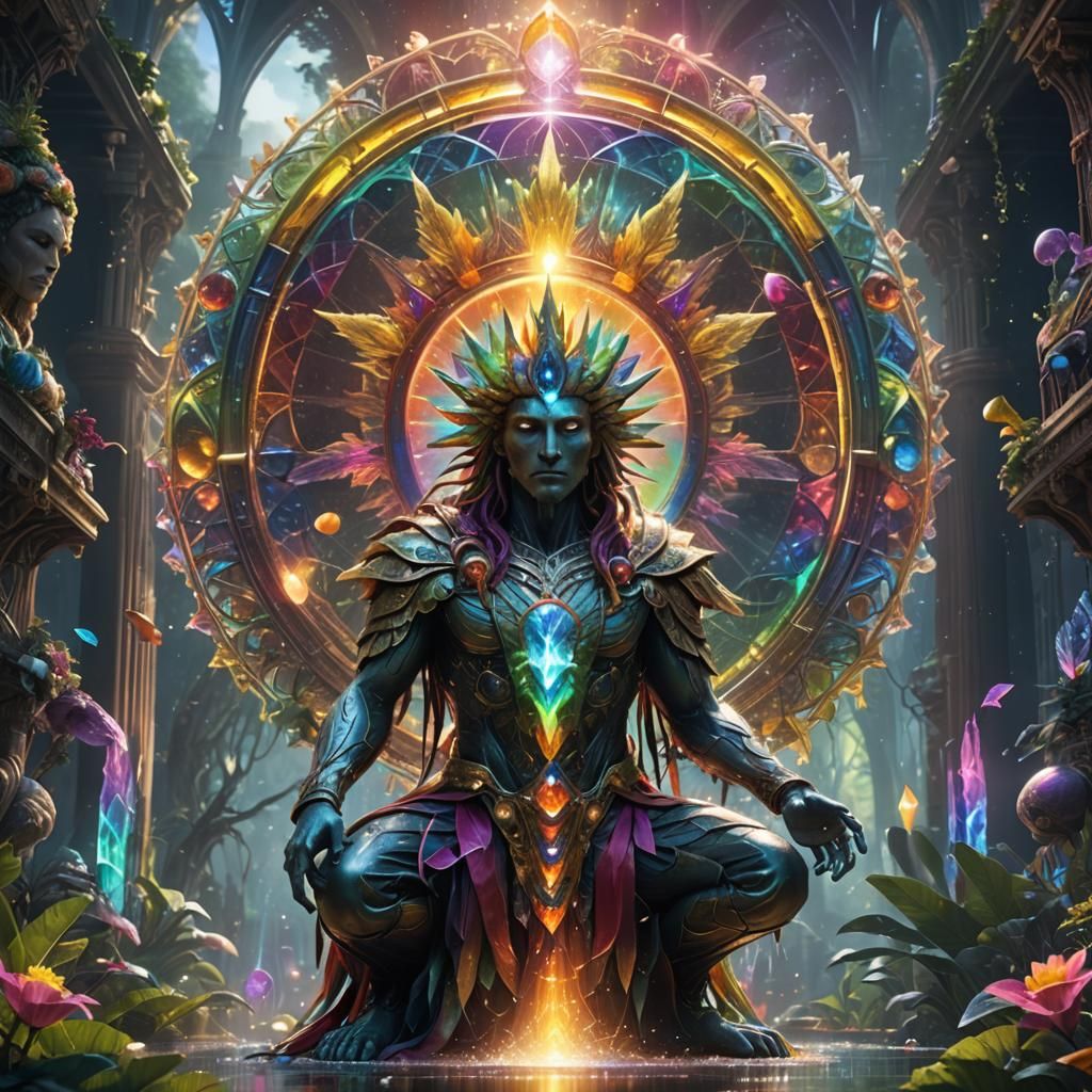 Shambhala crystal being