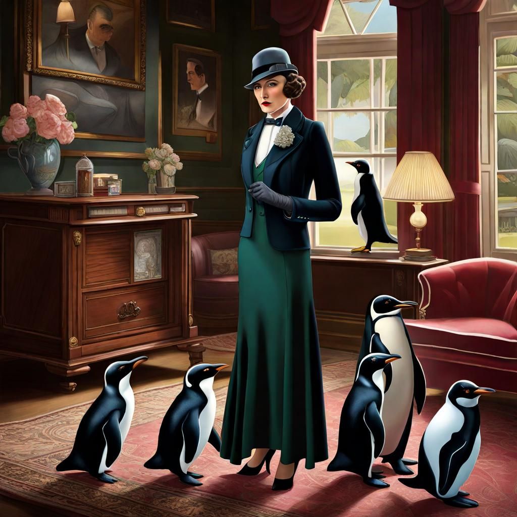 Agatha Christie Murder Mystery... with Penguins.