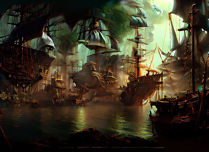 Pirate Bay AI Generated Artwork NightCafe Creator