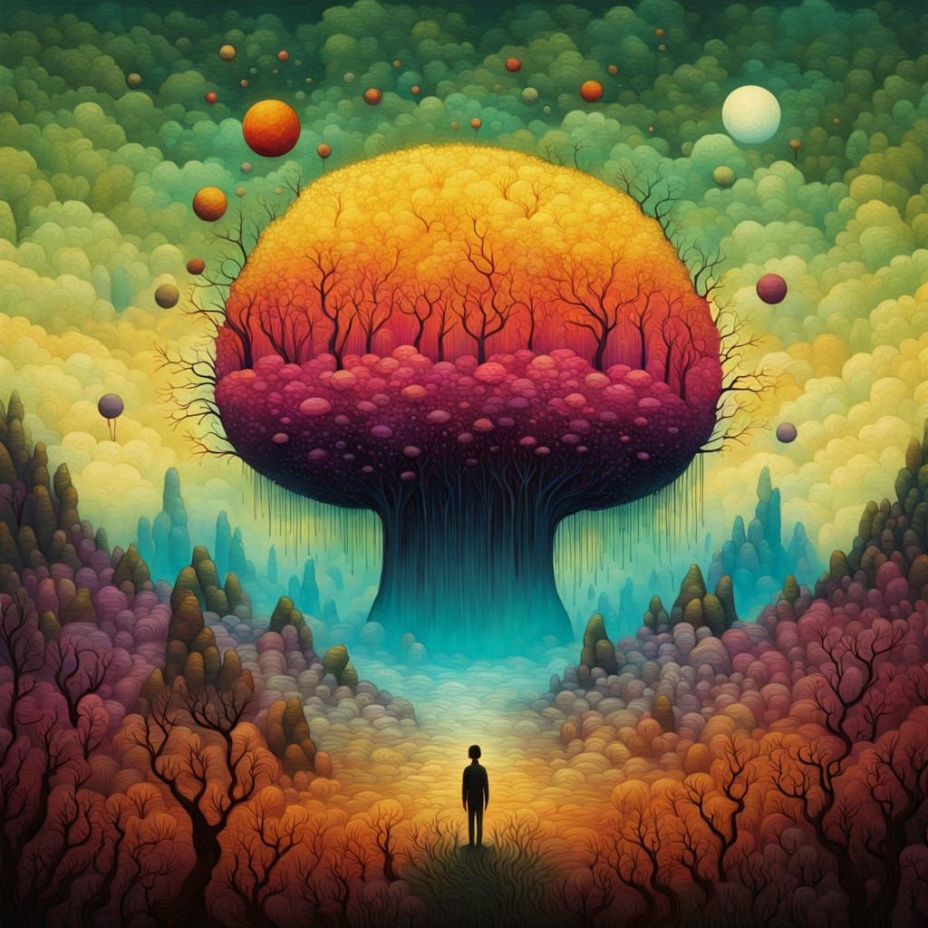 Glitching Andy Kehoe surreal landscape