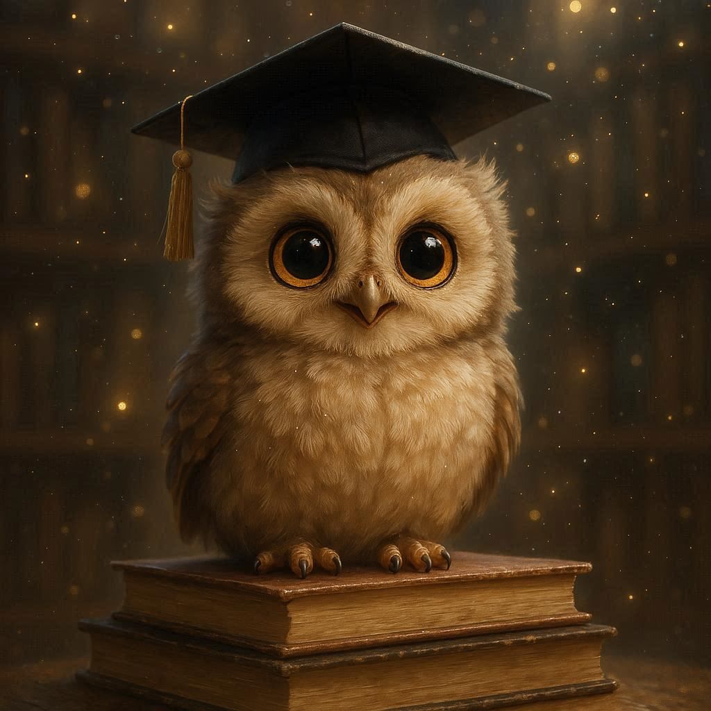 Graduating owl
