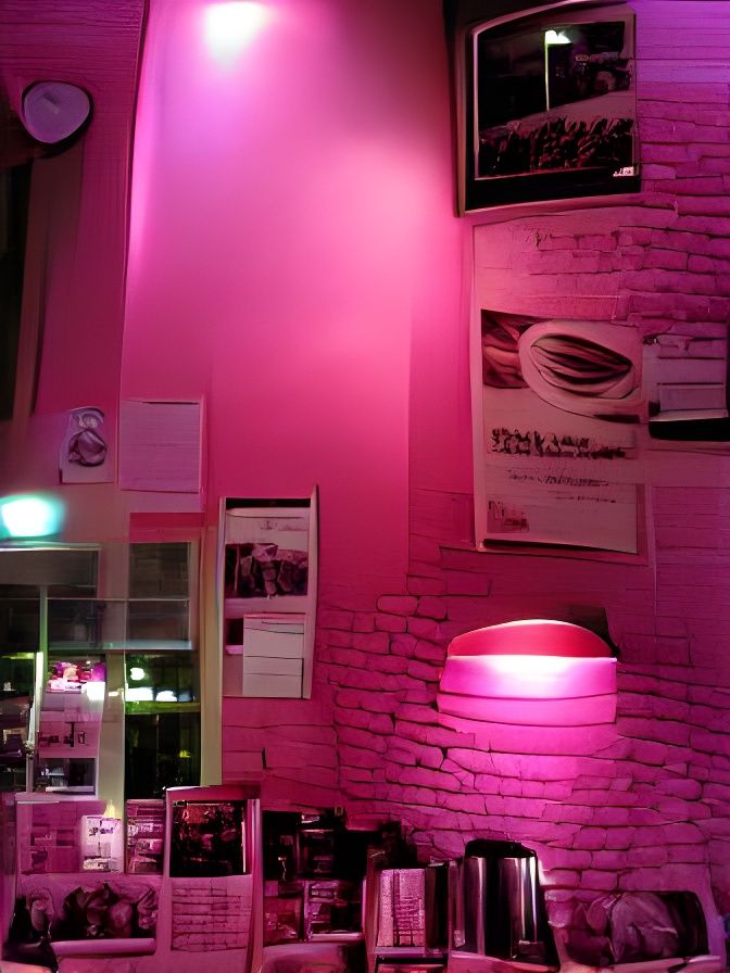 Nightcafé likes pink