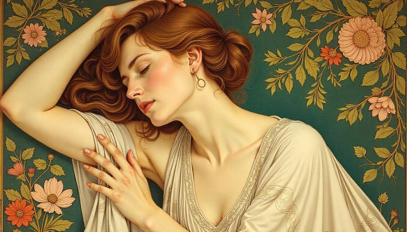 Alphonse Mucha Style