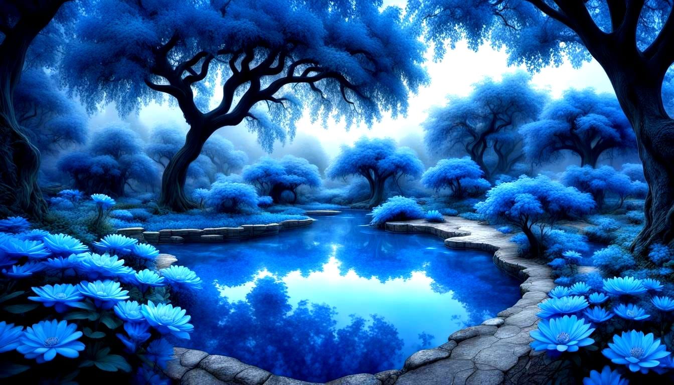 Blue Eden  by @Steven