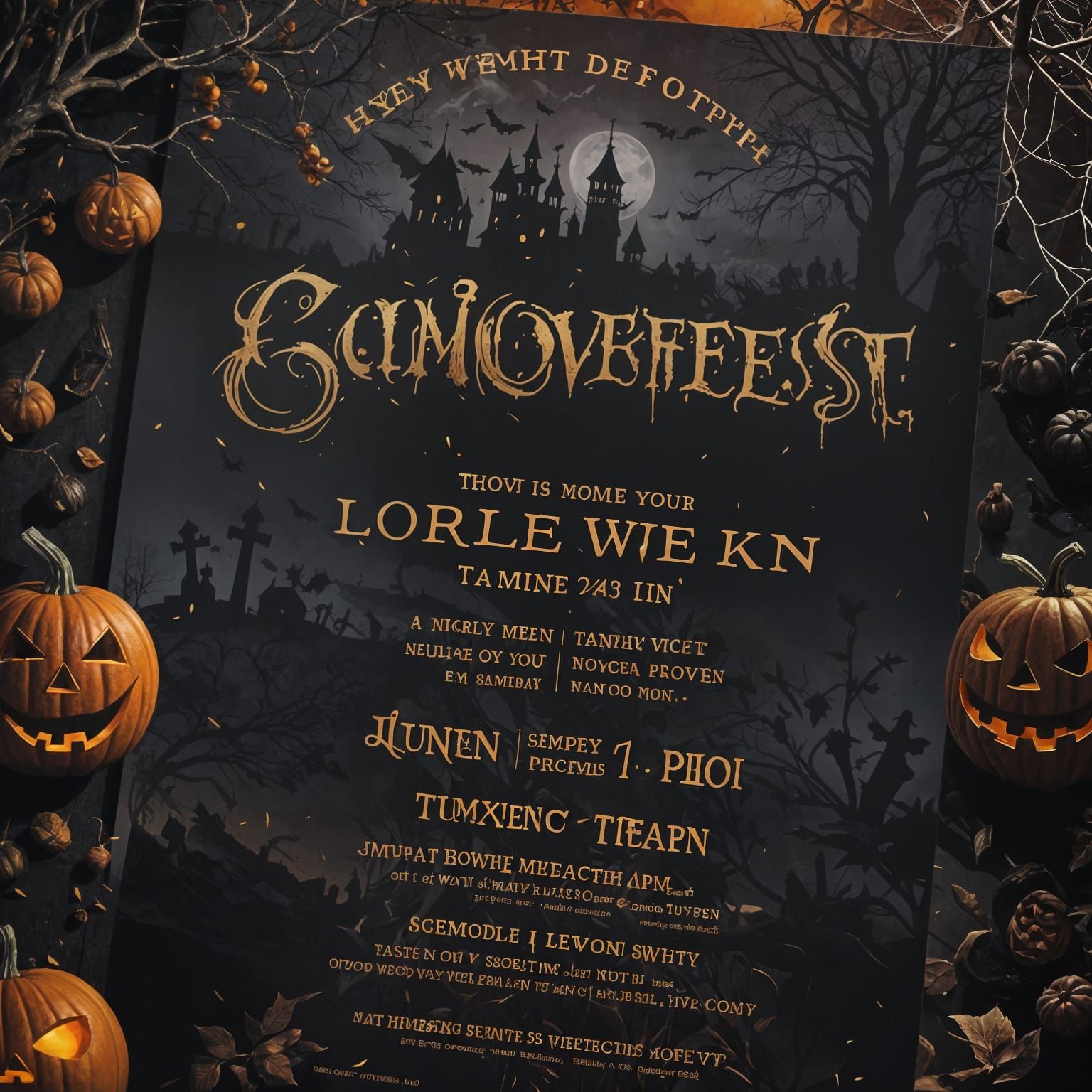 🎃🎃Octoberfest🎃🎃