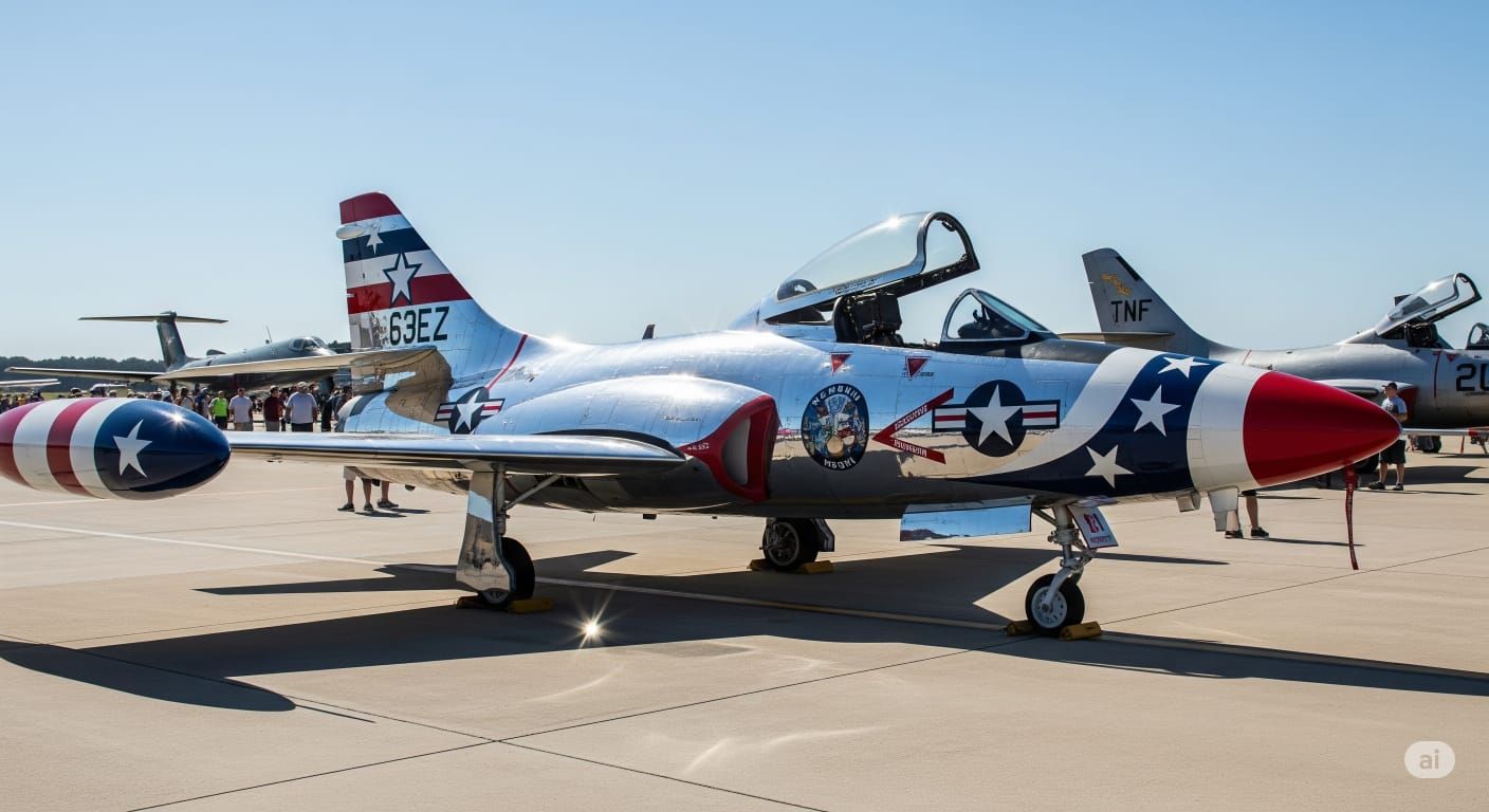 Grumman F9F Panther Airshow Jet