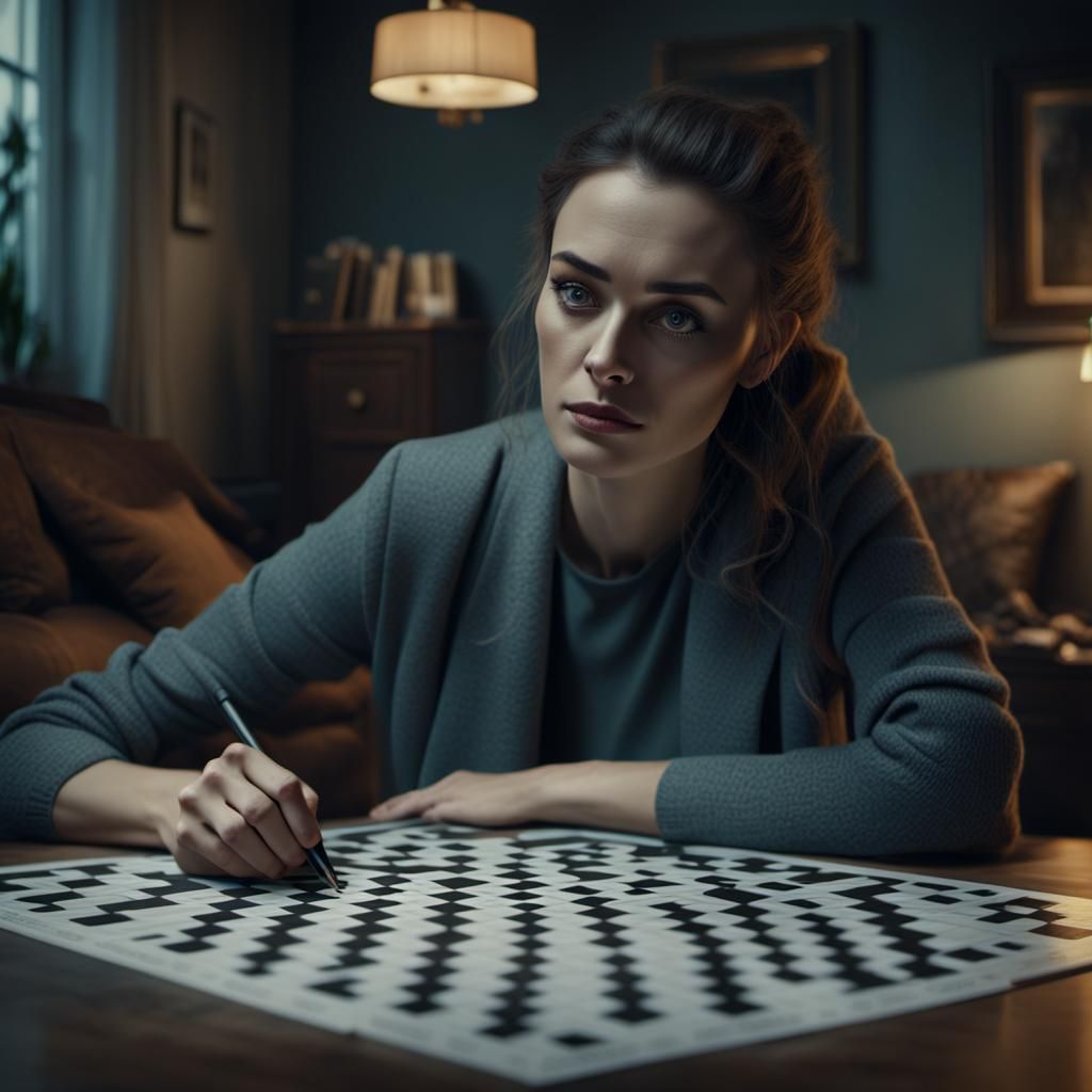 Solving a crossword puzzle