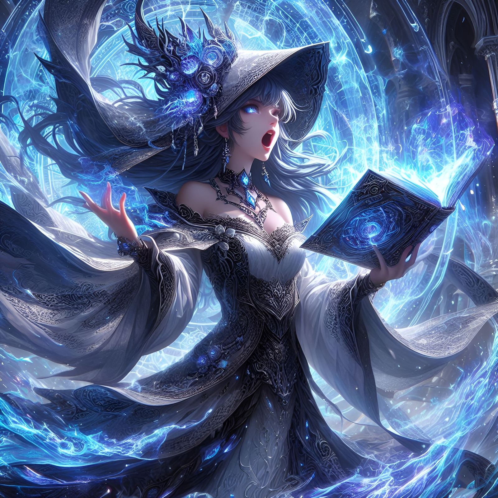The Blue witch musician