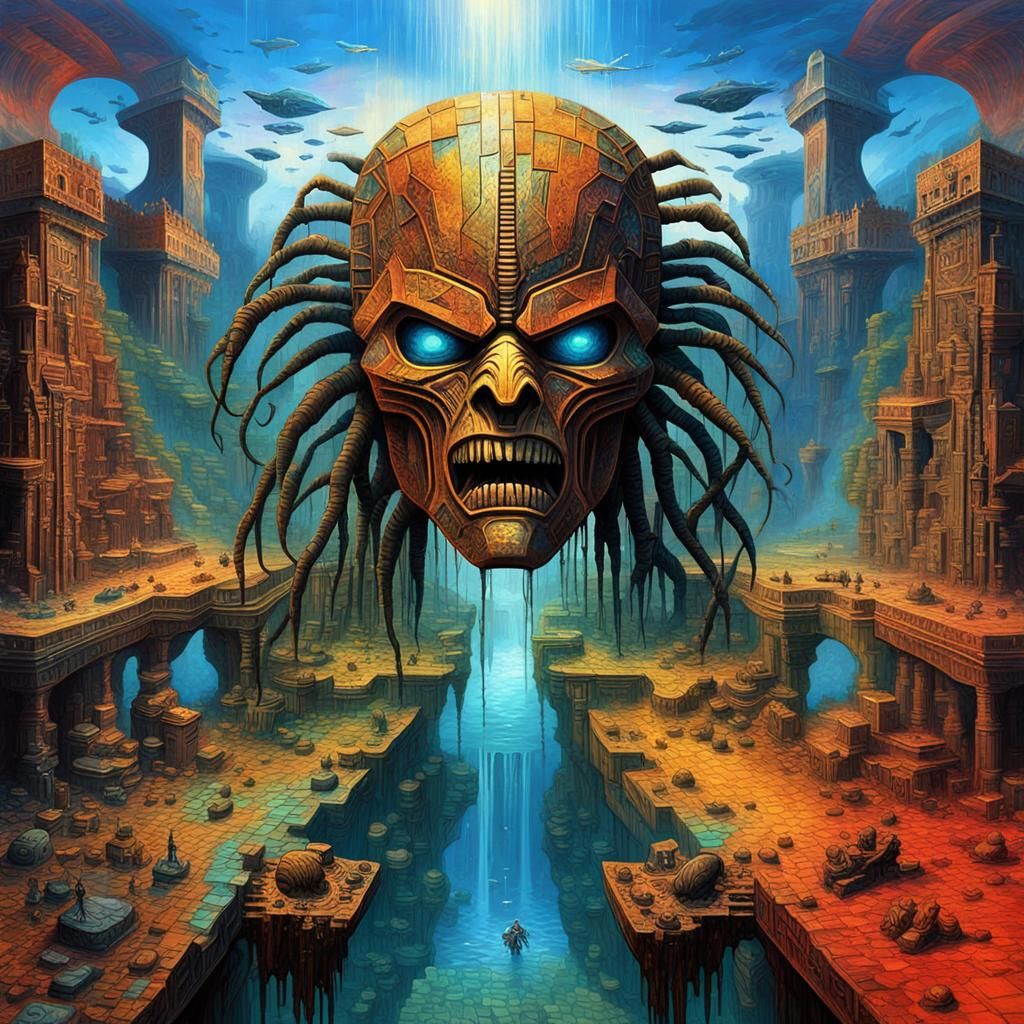 Iron Maiden !!! - AI Generated Artwork - NightCafe Creator