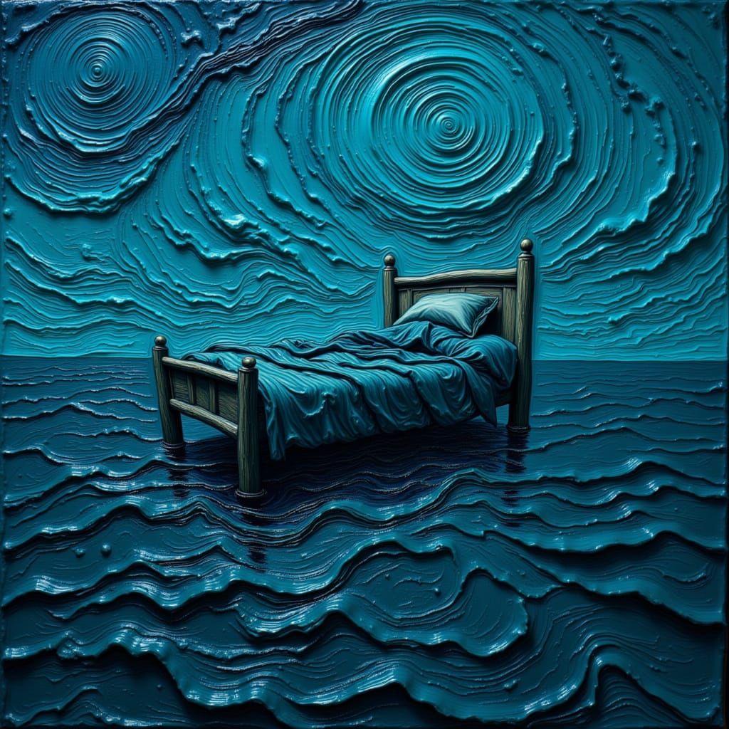 Seabed on a stormy night