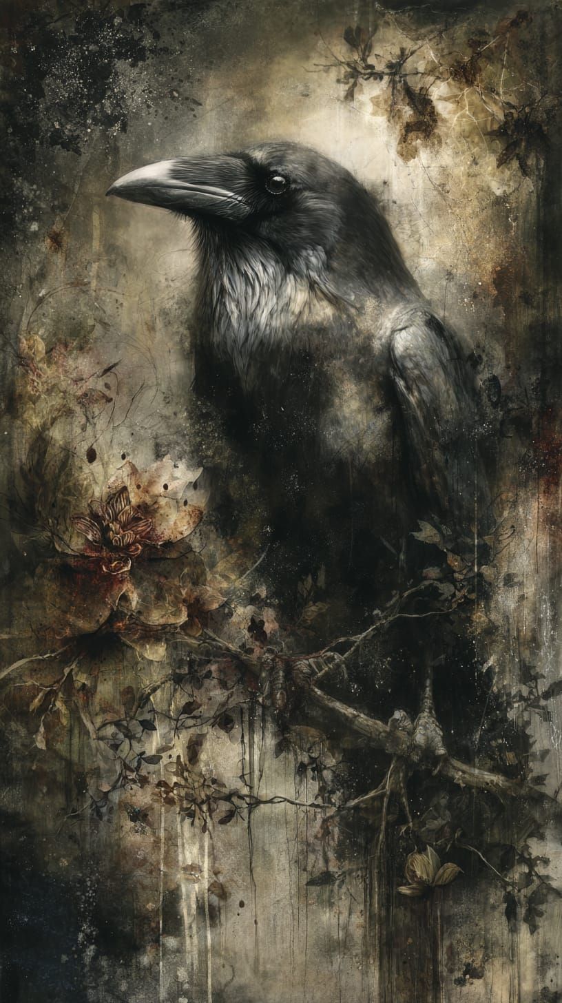 Raven Perch  by @Magic School Bus Dropout