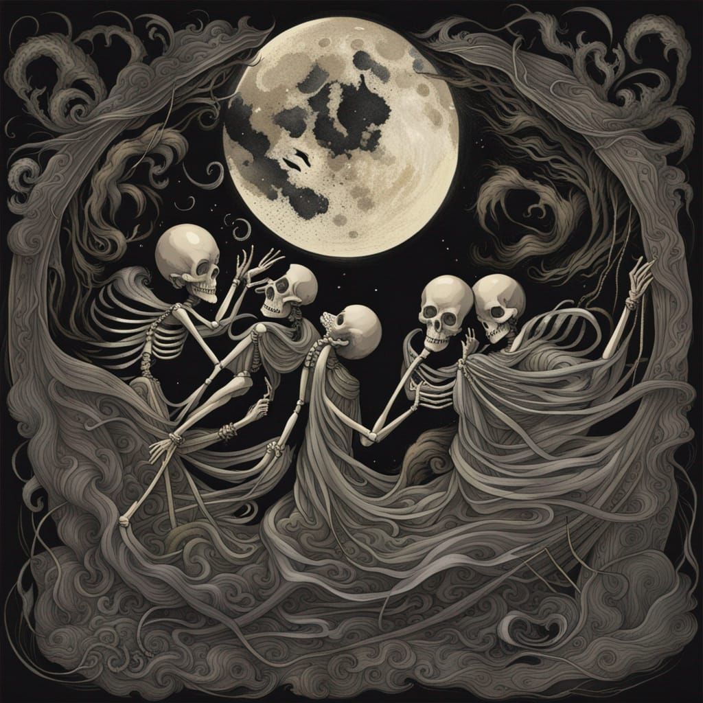 Skeletons at midnight