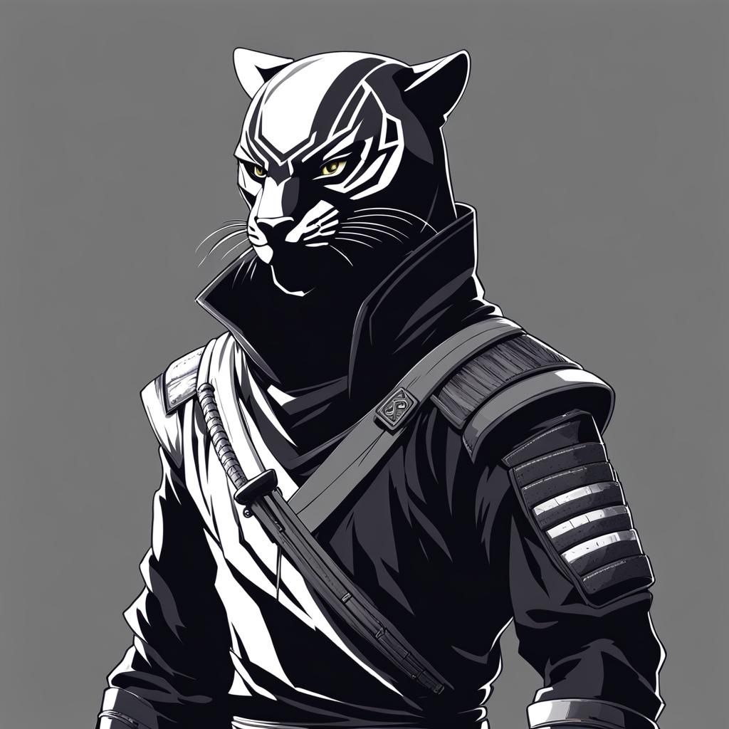 Ninja panther - AI Generated Artwork - NightCafe Creator