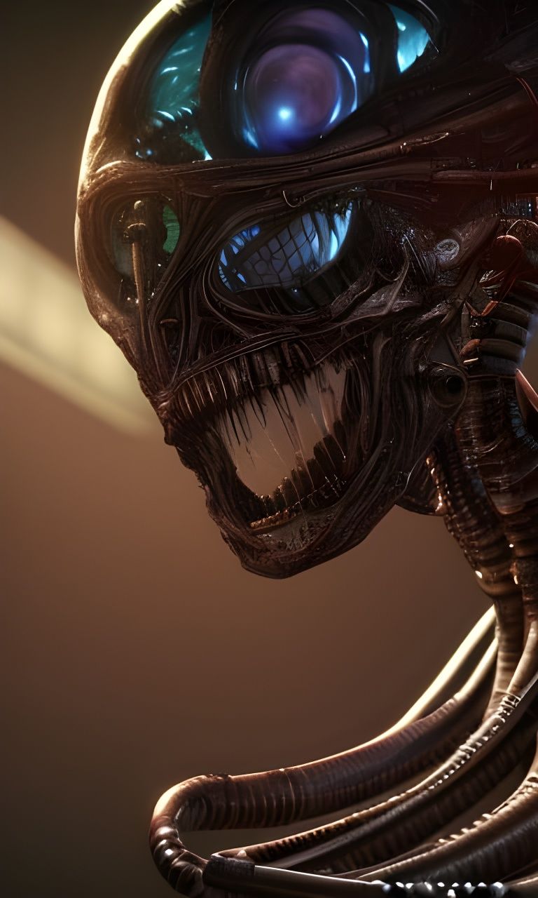 Biopunk Alien Cybernetic