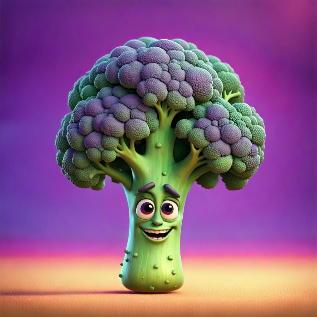 Miss Broccoli - AI Generated Artwork - NightCafe Creator