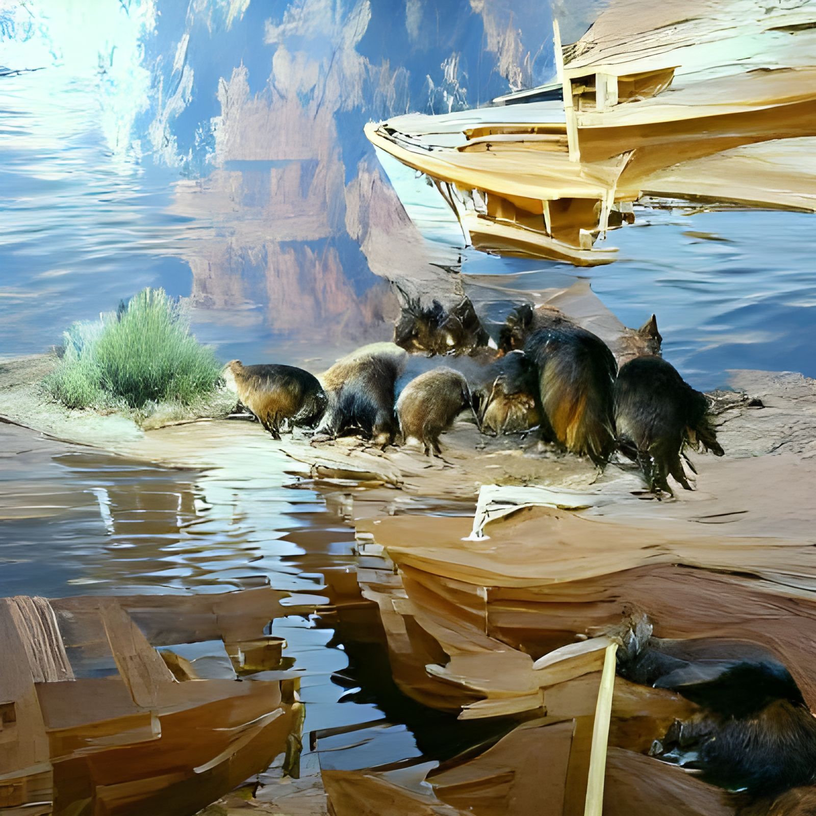 Grand Canyon Full of Muskrats
